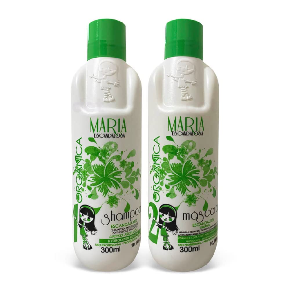 Bonequinha Escandalosa Orgánica Progresiva 2x300/ 2x10.1fl.oz - Bonequinha Escandalosa | Tratamiento de queratina brasileña