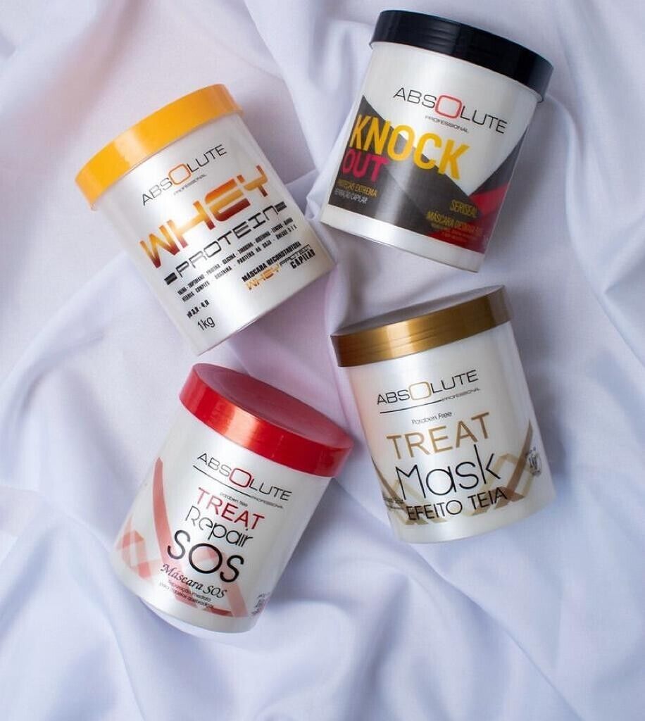 Kit 4x500ml Hair treatment masks - Absolute cosmetic/Hair Schedule/Home Hair Care