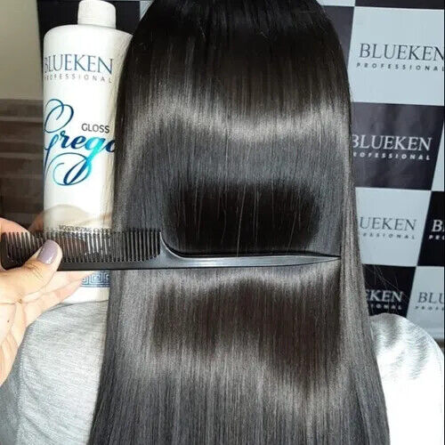 Blueken Grego Gloss - Cepillo progresivo para alineación del cabello, reductor de volumen, 1 L/33 oz