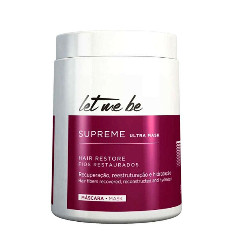 Let Me Be Btox Capillary Supreme 1kg/Reduces Volume - Let me Be | Brazilian Keratin Treatment | Hair B-tox| Straightening Smoothing System