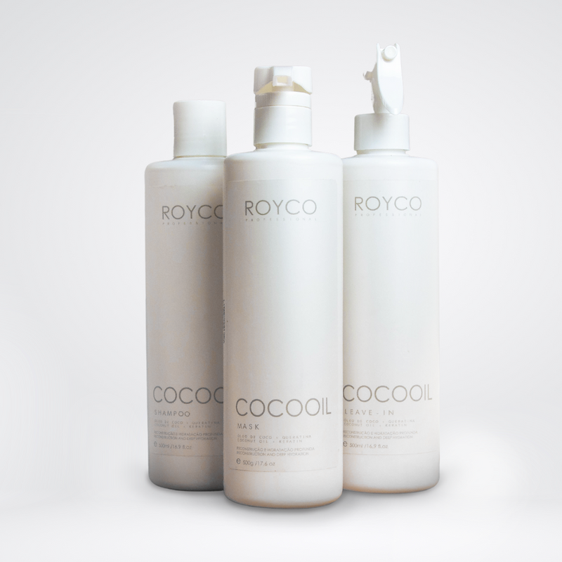 COCOOIL Hair Treatment Kit 500ml - Royco Professional Home Hair Care