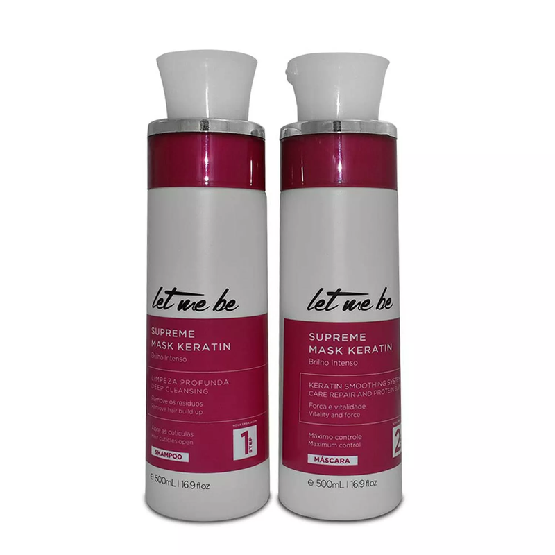 Let Me Be Supreme Control Anti-Frizz Treatment | 16.9 fl. oz | Brazilian Keratin | Smoothing System