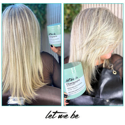 Let Me Be Champagne Mascara Nutrición Intensa/Efecto Perla 500 gr/Rubio 