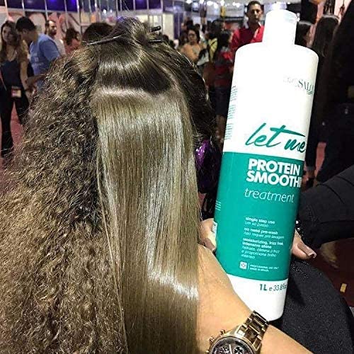 Protein smoothing hair outlet treatment