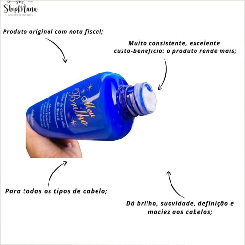 Life Hair My Shine Hair Finishing Cream 350g Leave In Definido Efeito Molhado Brilhante