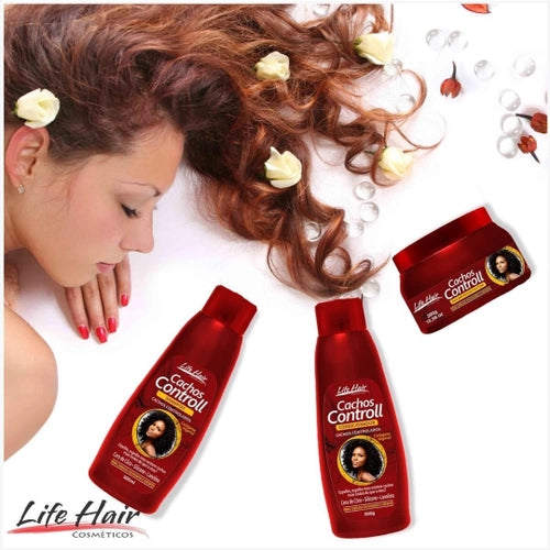 Maintenance kit Shampoo - Conditioner - Curls Control Hair Mask for frizzy curly hair 500ml