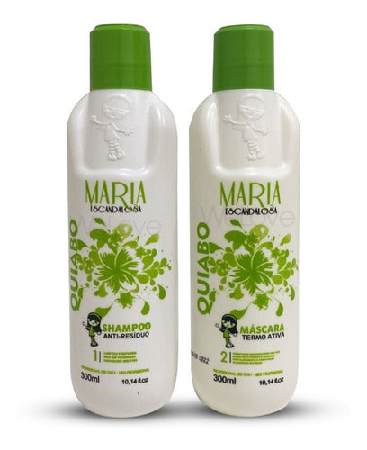 Bonequinha Escandalosa Okra Progressive 2x300ml/ 2x10.1fl.oz - Bonequinha Escandalosa | Brazilian Keratin Treatment