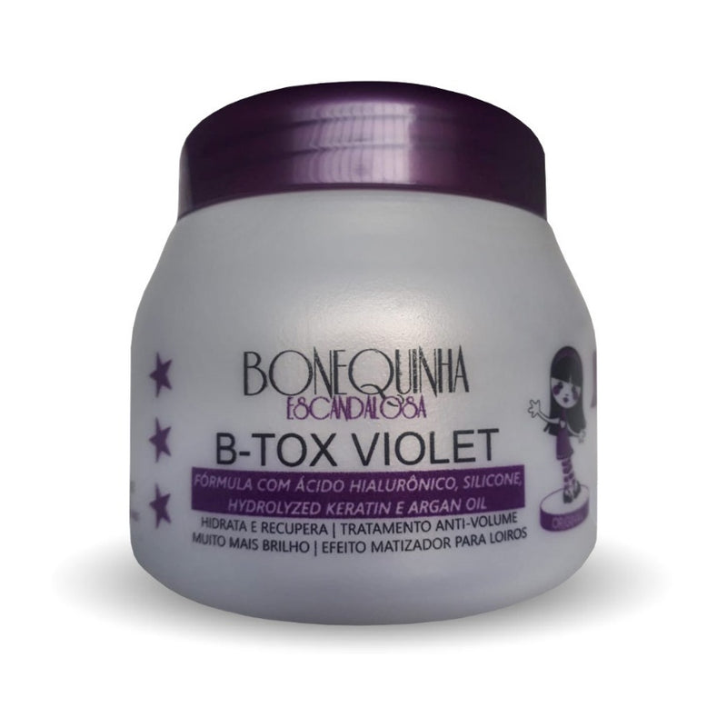 Bonequinha Escandalosa Violet Btox Tintant 250g/8.81fl.oz - Bonequinha Escandalosa | Brazilian Keratin Treatment