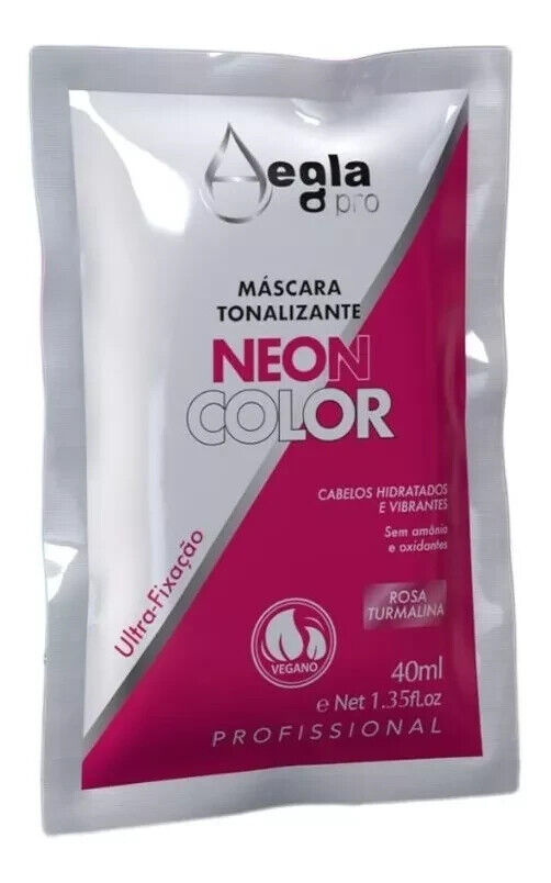 Aegla Neon Color Mascarilla Tonificante Turmalina Rosa 40ml-1.35 oz