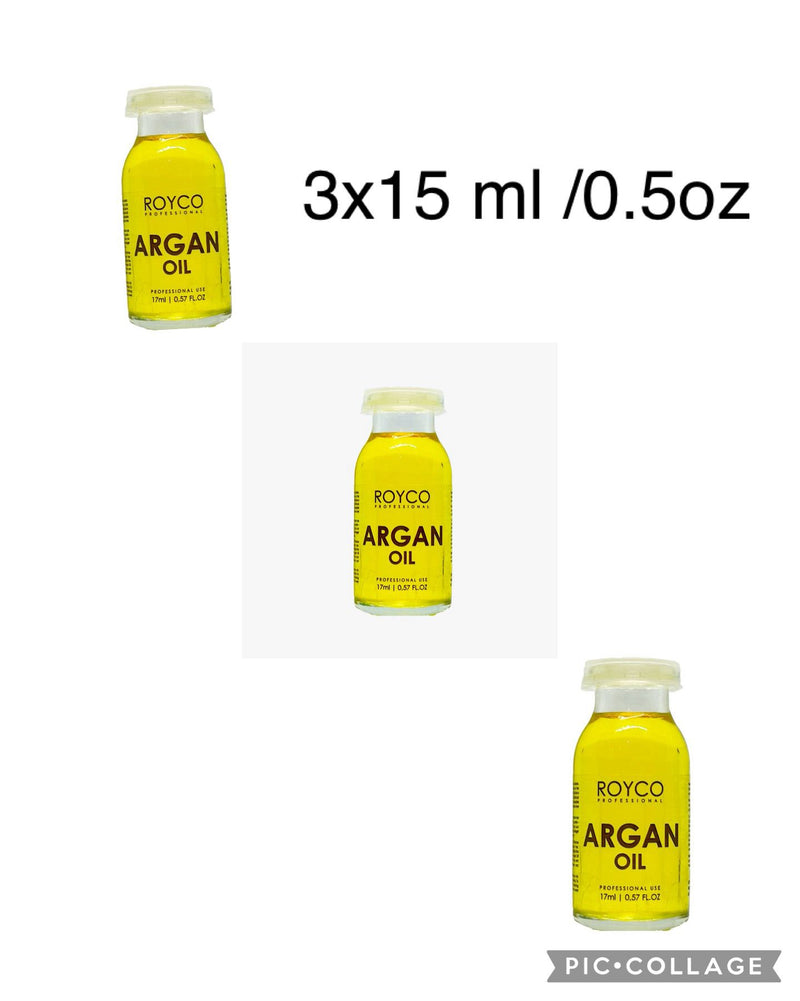 Aceite de punta de argán de Royco Professional/ 0,5 oz/15 ml/ 3x15ml