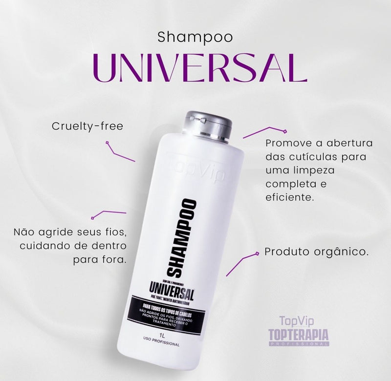 Top Vip Universal Shampoo/Versão Mini/156 gr-5oz