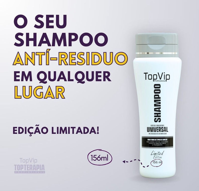 Top Vip Universal Shampoo/Versão Mini/156 gr-5oz