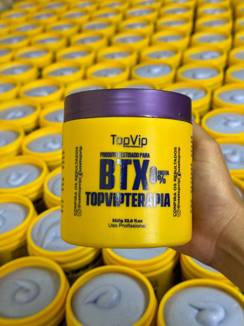 Top Vip Cosmetic B-tox Topterapia 500gr Tratamento Alisador de Proteína Brasileira 