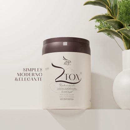 Zap Ztox Professional Straights and Eliminates the Frizz 950g/33.51fl.oz. - Zap Cosmetic | Brazilian Keratin Treatment | Hair B-tox | Straightening Smoothing System