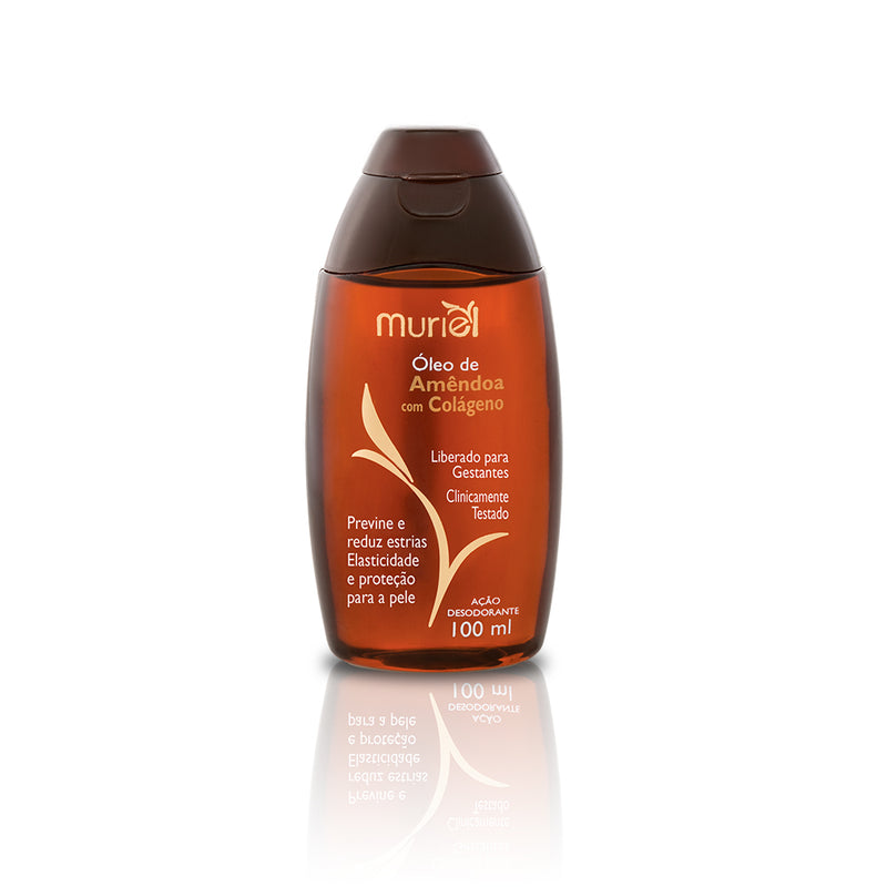 Muriel Almond Body Oil with Collagen - 100ml hydrating body oil with deodorant action for soft skin