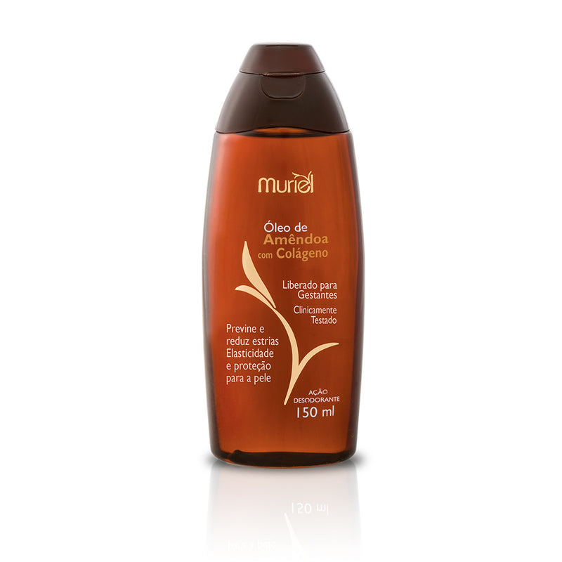 Muriel Almond Body Oil with Collagen - 150ml hydrating body oil with deodorant action for soft skin