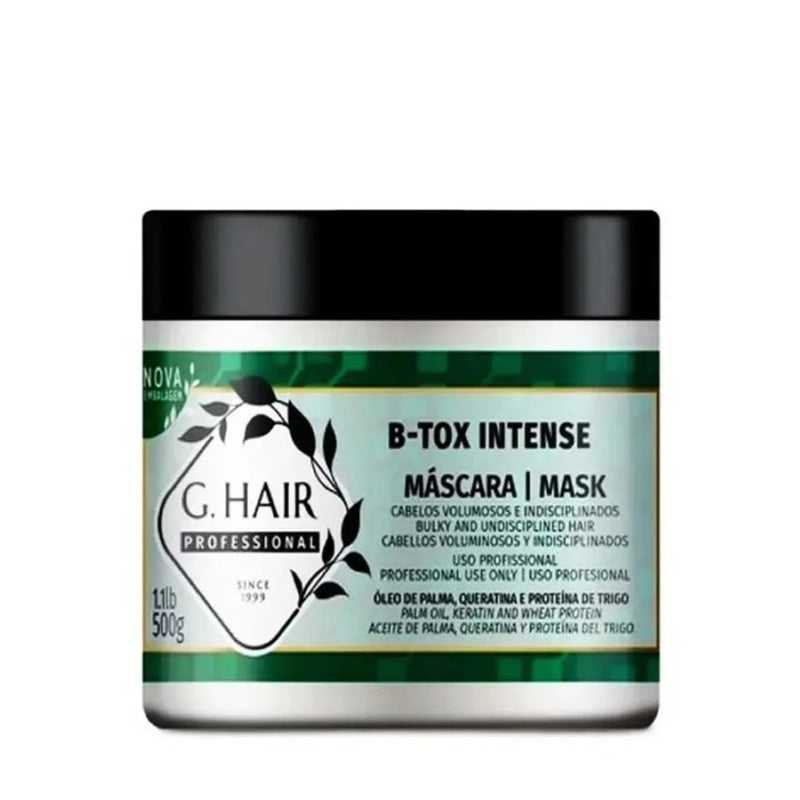 G.Hair B-tox Intense Mask 500g - Anti-Frizz and Volume Reduction Treatment