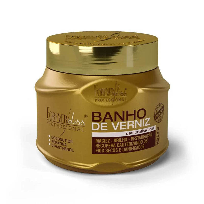 Forever Liss Máscara Hidratação e Brilho Banho de Verniz - 250g/Home Hair Care