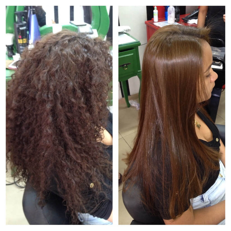 Bonequinha Escandalosa keratin treatment for smooth and shiny hair