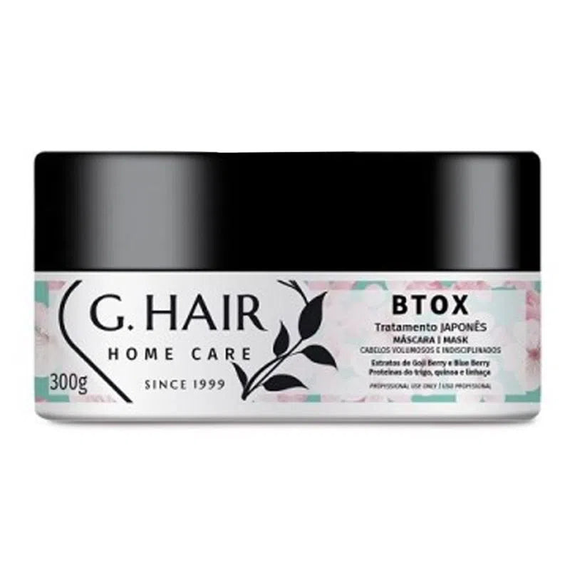 G Hair Japanese Treatment Btox Mask 300g - Volume Reduction and Frizz Control