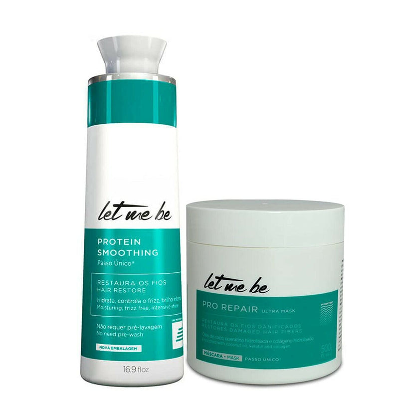 Let Me Be Brazilian Keratin Protein Smoothing Kit with Pro Repair Hair B-tox