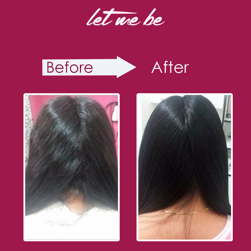 Application steps for Let Me Be Supreme Hair B-tox Recovery Mask for optimal smoothing