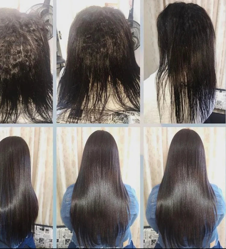 Step-by-step application guide for Majestic Royal Keratin Treatment Kit