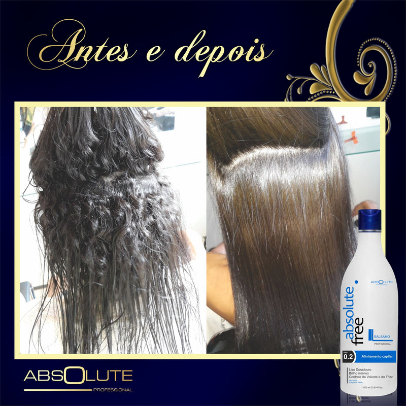 Nano-technological hair straightening treatment for smooth and frizz-free hair