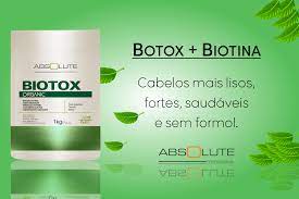 Organic hair B-tox treatment with Biotin and Tamariliz for smooth and shiny hair