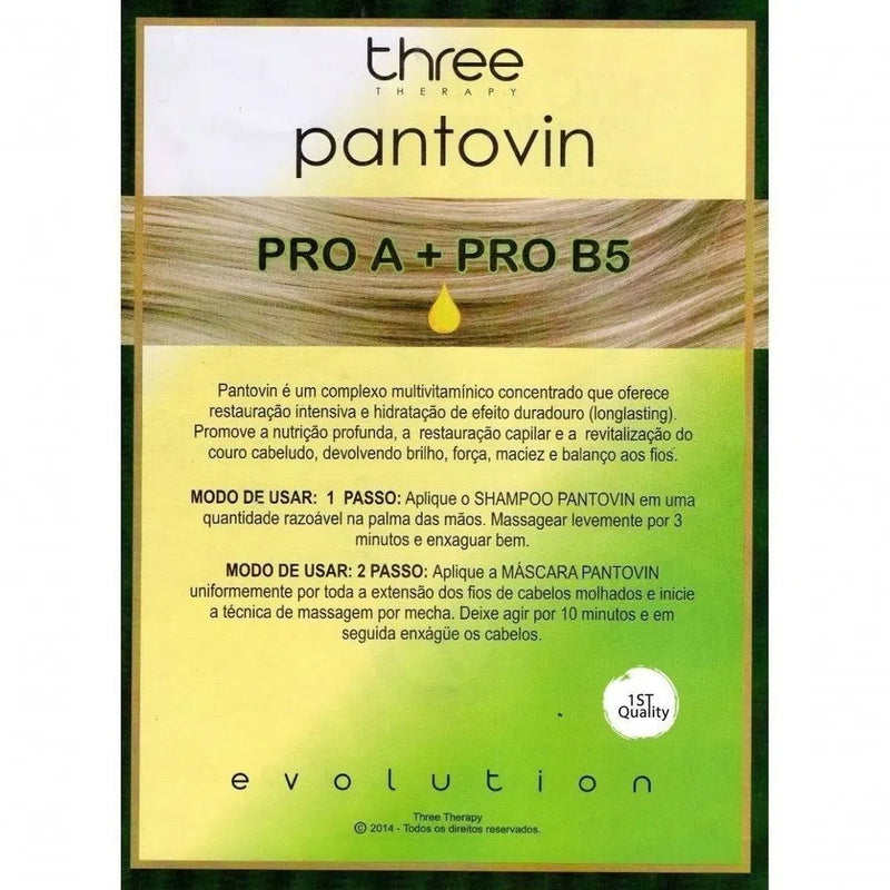 Pantovin Life Home Care Manutenção Crescimento Força Kit 3 Prod. - Three Therapy