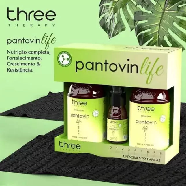 Pantovin Life Home Care Mantenimiento Crecimiento Fuerza Kit 3 Prod. - Tres Terapia