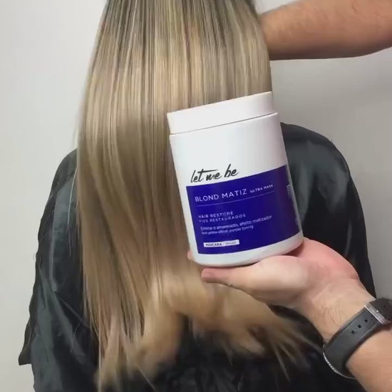 B-Btox Blond Platinum Effect Mask for smooth, shiny blonde hair