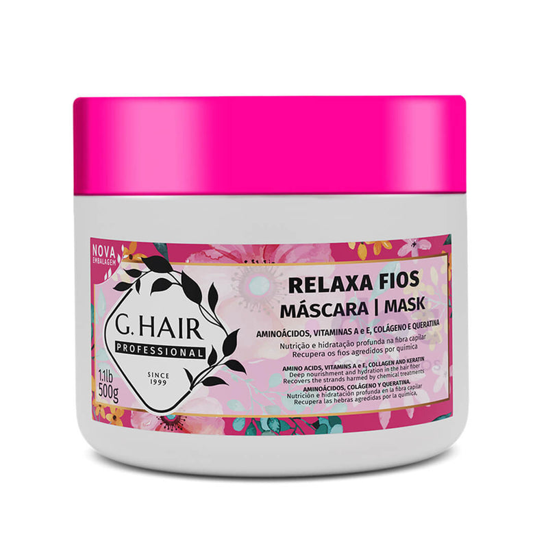 G.Hair Relaxa Fios Mask Máscara de Nutrição e Hidratação 500g/Home Care