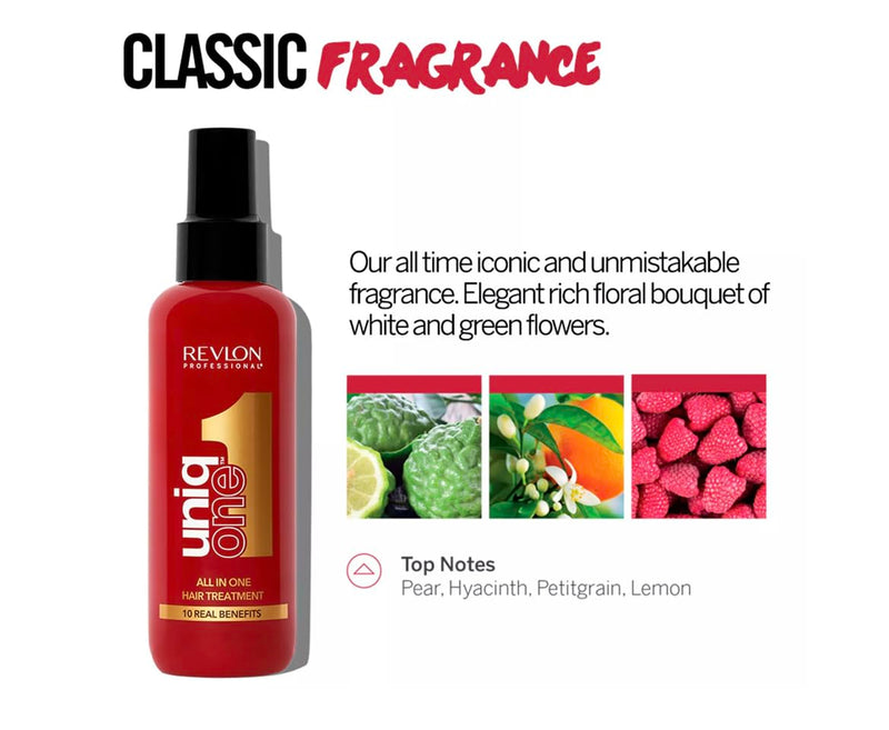 Revlon Professional UNIQONE Tratamiento capilar, fragancia clásica, reparación de daños