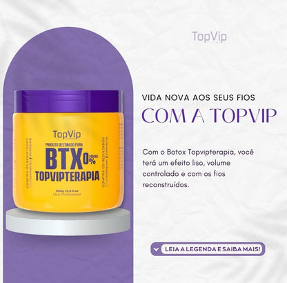 Top Vip B-tox Hair Volume Reducer with Amino Acids and Anti-Frizz Action