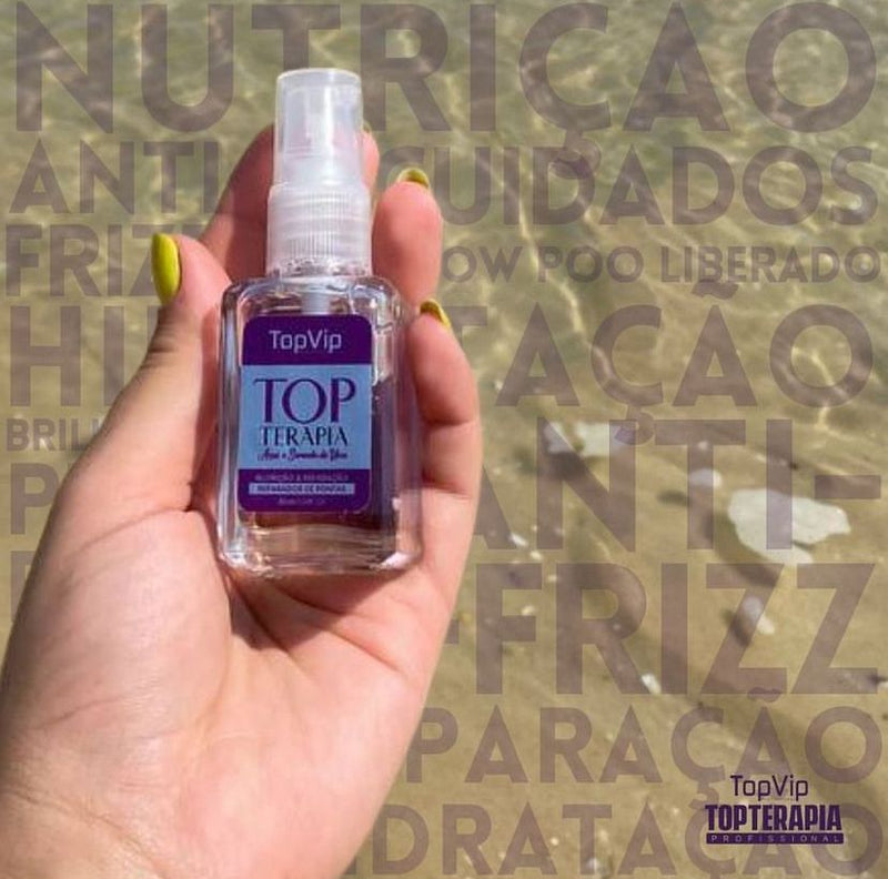 Top Vip Repair Oil 30ml for hair nutrition and repair with açaí and grape seed oils