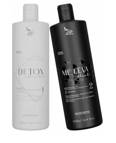 Zap Me Leva Take Me Black Line Brazilian Keratin Treatment 2x500ml for smooth and shiny hair