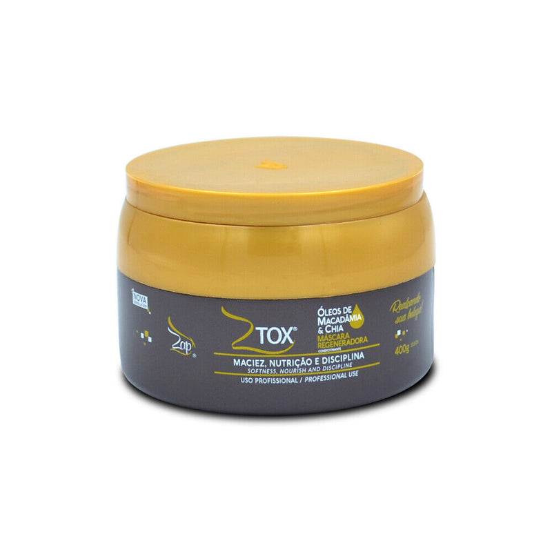 Zap Ztox Hair B-tox with Macadamia & Chia Oil for Volume Reduction and Hydration