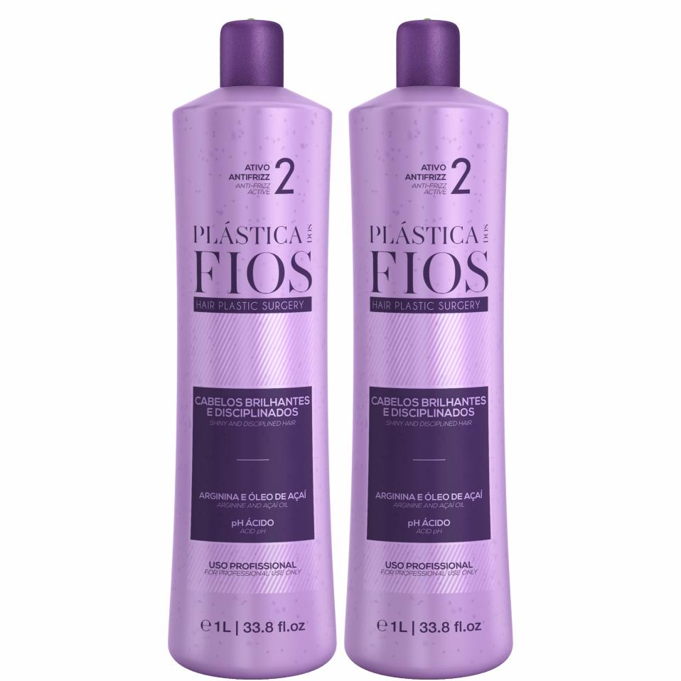 Kit 2 unidades Cadiveu Plástica dos Fios Sellado Térmico Paso 2 – 1 litro - Cadiveu | Tratamiento de queratina brasileña