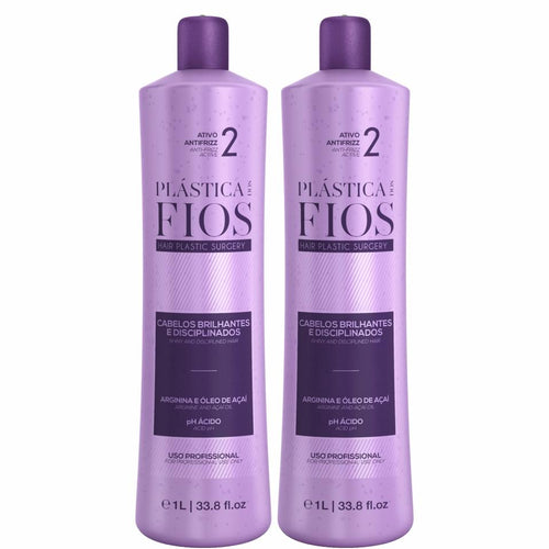 Kit 2 unidades Cadiveu Plástica dos Fios Sellado Térmico Paso 2 – 1 litro - Cadiveu | Tratamiento de queratina brasileña