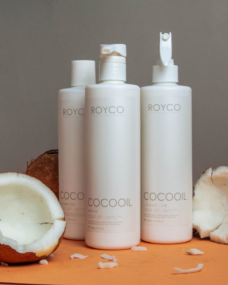 COCOOIL Hair Treatment Kit 500ml - Royco Professional Home Hair Care