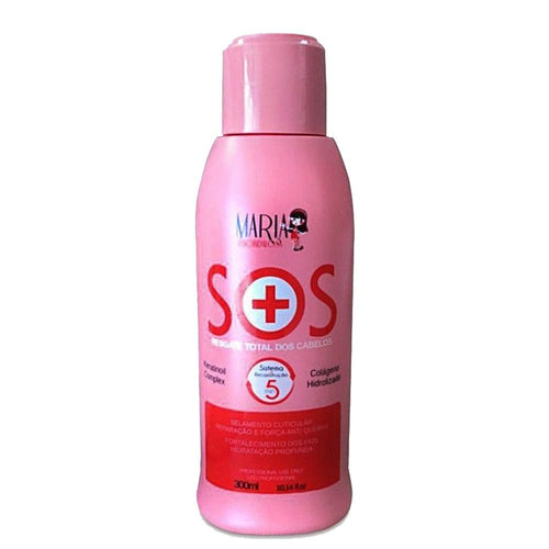 Bonequinha Escandalosa SOS Anti Elasticity Hair Reconstructor 300ml/10.1fl.oz - Deep Hydration and Hair Strengthening Treatment