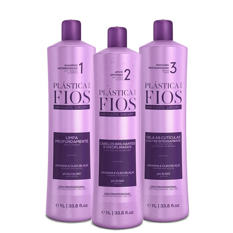 Cadiveu Plastica dos Fios Brazilian Keratin Box Kit - Front View