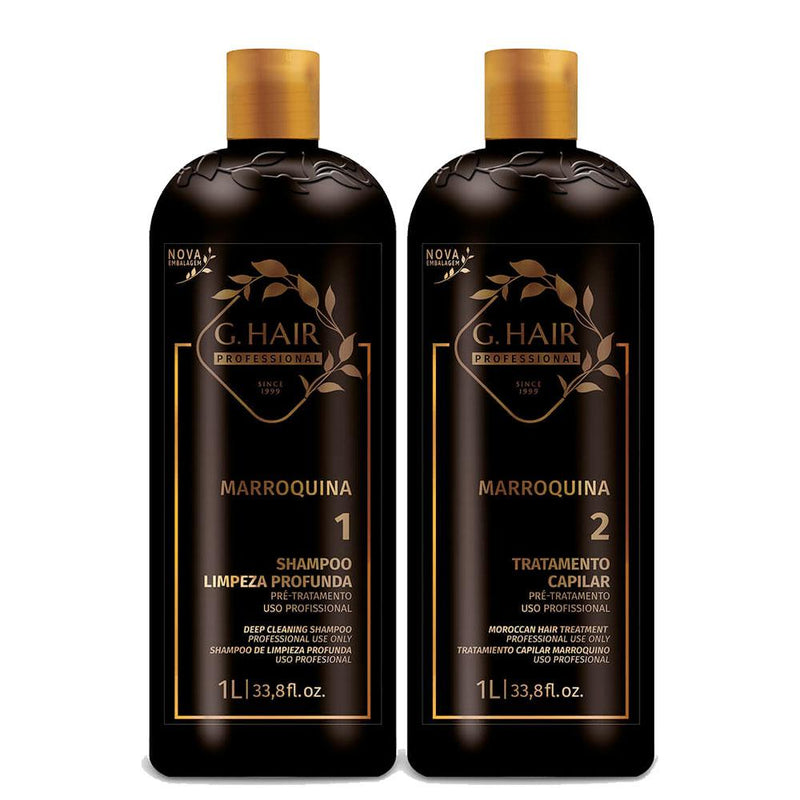 G. Hair Moroccan Brush deep cleansing shampoo for normal or dry hair 1L