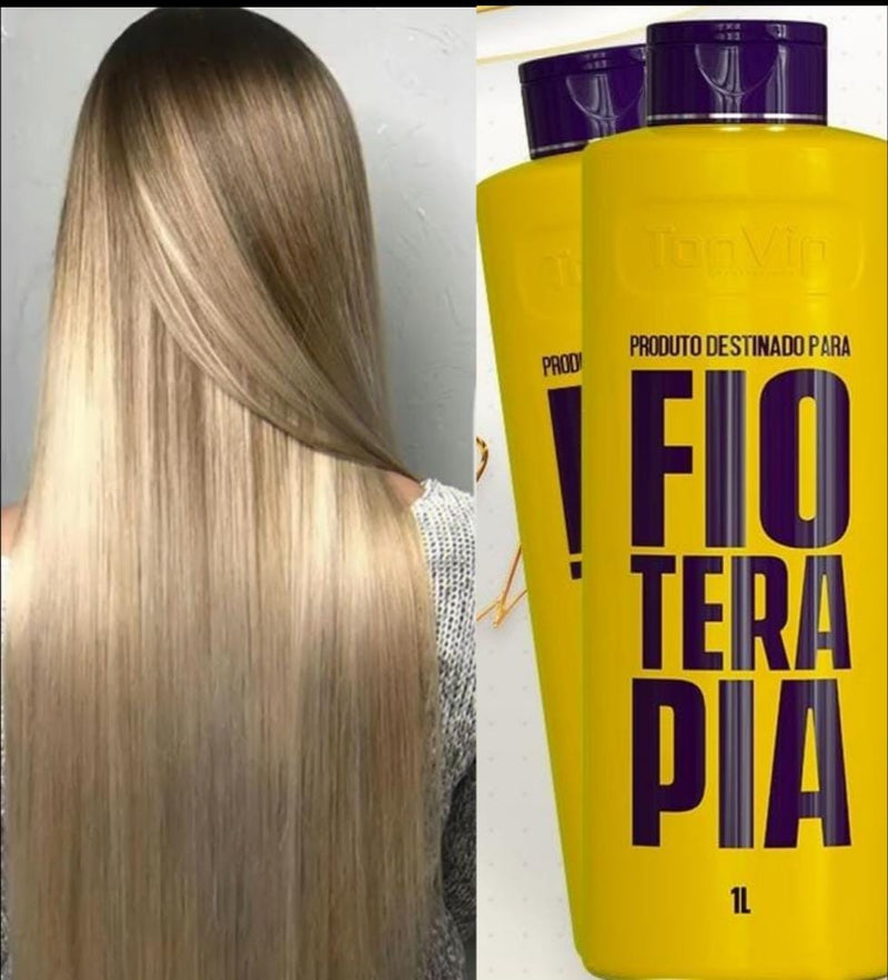 Top Vip Cosmetic Topterapia Brazilian Keratin Treatment - 1000ml for Straightening and Smoothing