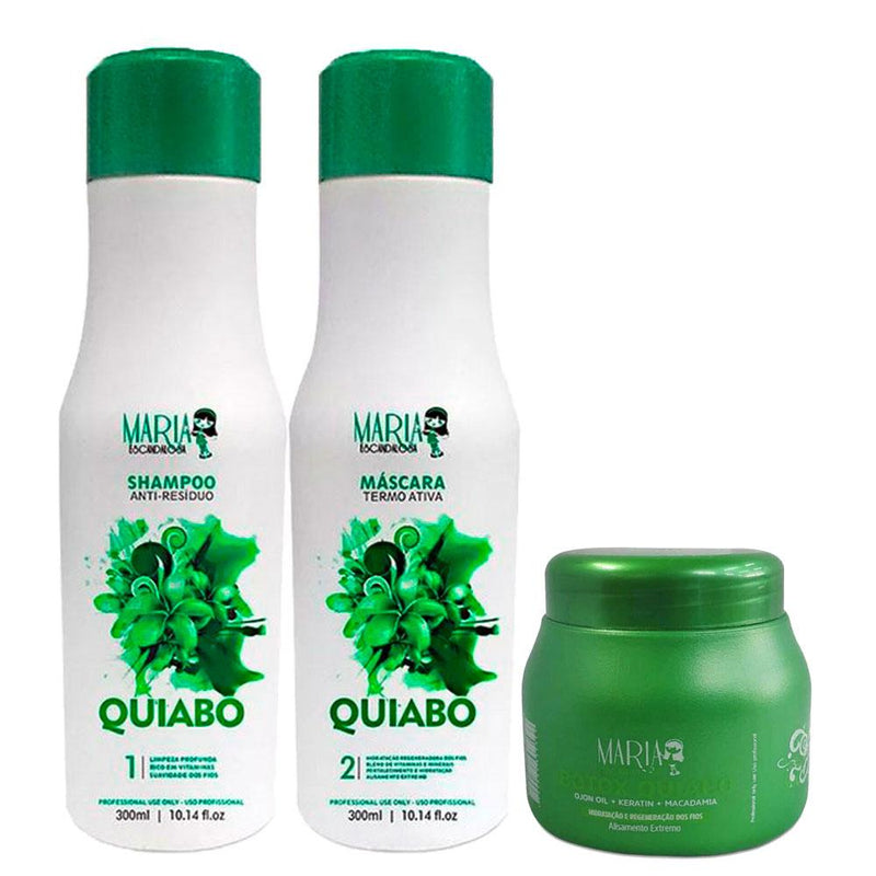 Kit Bonequinha Escandalosa Progressive Okra + Btox Okra - Bonequinha Escandalosa | Brazilian Keratin Treatment