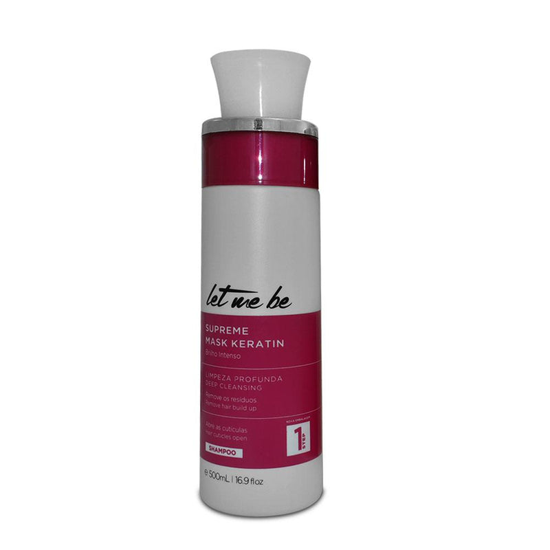 Application steps for Let Me Be Supreme Control Anti-Frizz Treatment