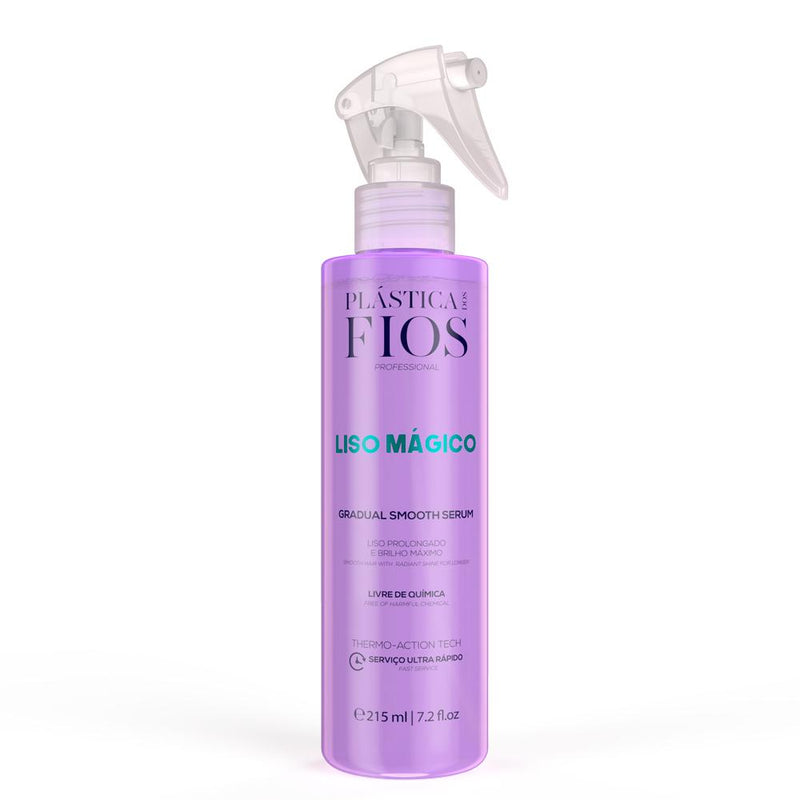 Plástica Dos Fios Liso Mágico Finisher 215ml/7.27 fl.oz/Thermoactive Protector/Anti-Frizz