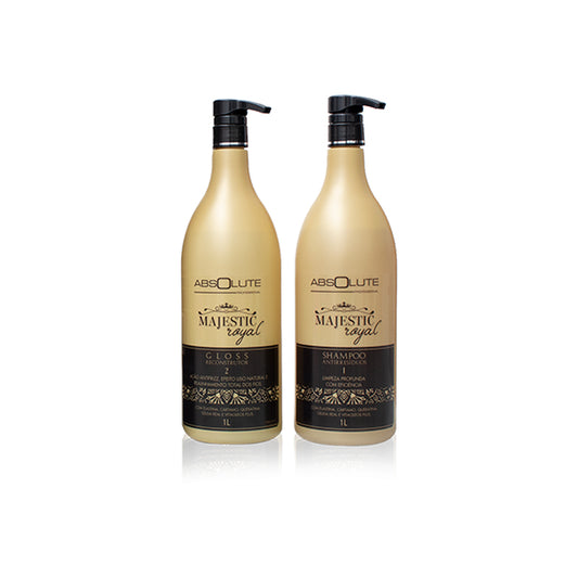 Front view of Majestic Royal Keratin Treatment Kit by Absolute Cosmetics