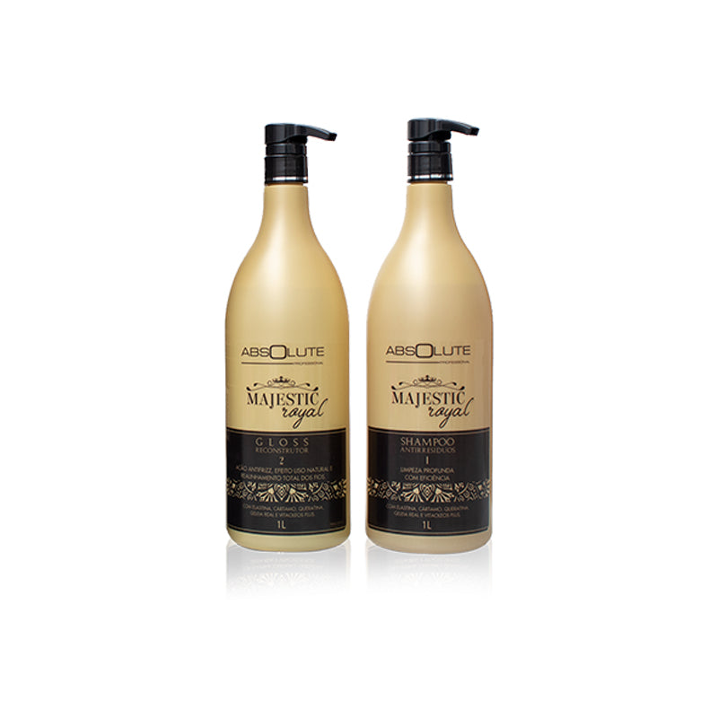 Front view of Majestic Royal Keratin Treatment Kit by Absolute Cosmetics